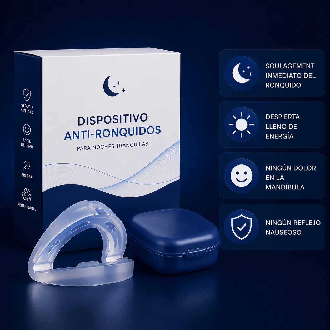 SleepQuiet™ – Dispositivo Anti-Ronquidos [ÚLTIMAS UNIDADES]